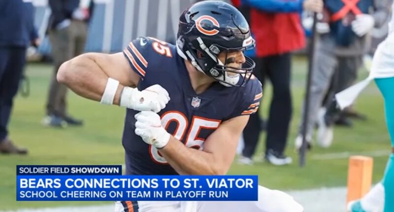 Chicago Bears news: St. Viator High School cheering on alum Cole Kmet as Bears continue playoff run, face Los Angeles Rams