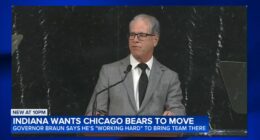 Chicago Bears stadium news: Indiana Governor Mike Braun says he's working hard to bring Chicago Bears to Northwest Indiana