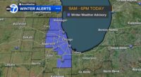 Chicago weather forecast: Intense bursts of lake-effect snow possible along lakefront Friday