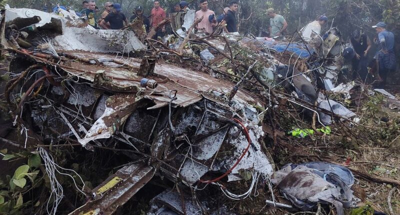 Colombian airplane crashes after vanishing, leaving 15 dead