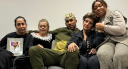 Crowds at London mosque for funeral of two friends of Anthony Joshua