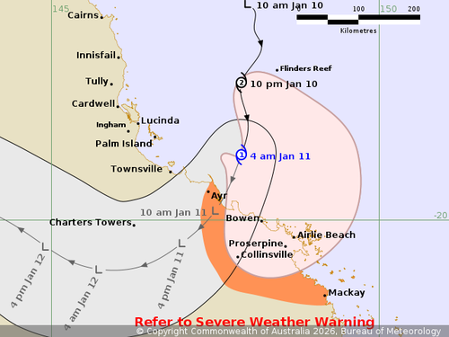 Cyclone, bushfires out states on alert