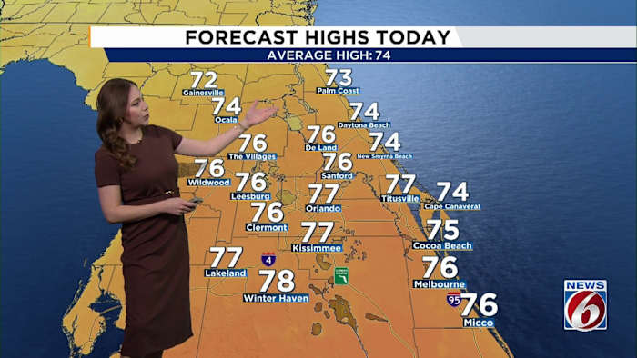 Dense fog advisory issued in Central Florida. Warm week on tap