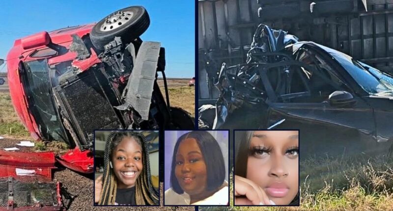 'Distracted' 18-wheeler driver obliterated Nissan Altima with 4 women inside, killing them as they drove in right lane 'at a slower speed' due to flat tire: Lawsuit