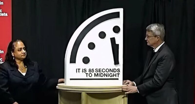 Doomsday Clock ticks forward... moving humanity closer to annihilation