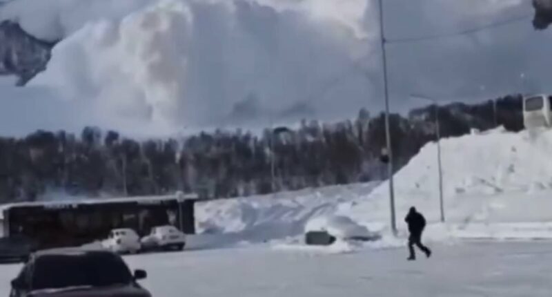 Enormous avalanche engulfs ski resort at Europe's tallest mountain