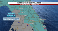 Extreme cold watch issued this weekend for parts of Central Florida