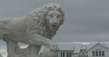 Faithful & Firm lions to briefly come down during seawall reconstruction