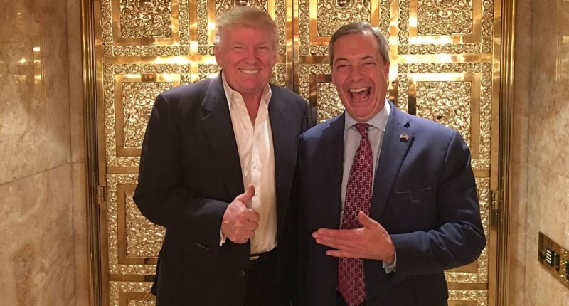 Farage cosied up to Trump. I doubt that he would stand up to tyrants