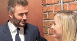 Female talkSPORT presenter forced to apologise for her 'objectifying' joke about interviewing David Beckham amid his family feud with son Brooklyn