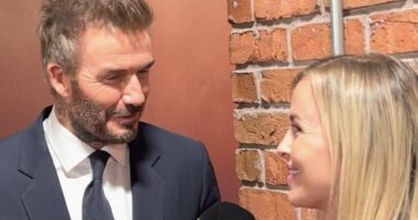 Female talkSPORT presenter forced to apologise for her 'objectifying' joke about interviewing David Beckham amid his family feud with son Brooklyn
