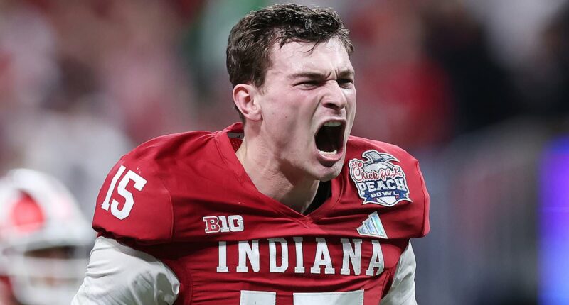 Fernando Mendoza says God helped Indiana Hoosiers crush Oregon