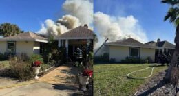 Firefighters battle New Smyrna Beach house fire
