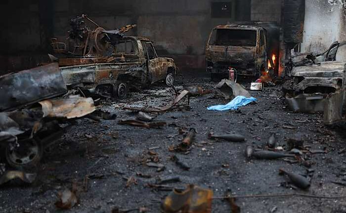 First responders enter devastated Aleppo neighborhood after days of deadly fighting