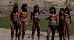 Footage shows hunters from world's biggest uncontacted Amazon tribe
