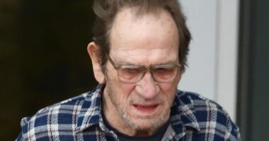 Frail Tommy Lee Jones is seen for first time since daughter's death