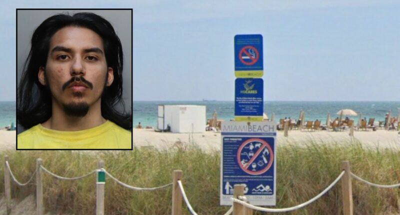 'From ear to ear': Suspect stabbed man on the beach after he wouldn't give him a cigarette or his cellphone, police say