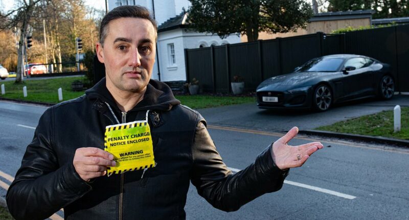 Furious homeowner fined for parking outside his house