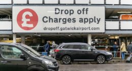 Gatwick Airport's new £10 drop off fee to be UK's most expensive