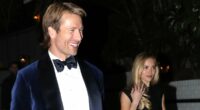 Glen Powell and Michelle Randolph hit first event together