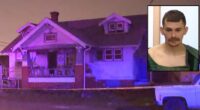 'Going to kill some people': Man texted dad about plans to stab and trap roommates upstairs before setting house on fire, police say