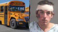 Good Samaritan stops Florida maniac attacking child with knife at school bus stop after jail release: police