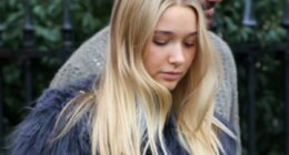 Harper Beckham, 14, steps out in a £5,000 designer outfit