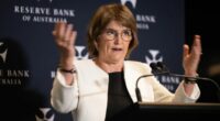 Reserve Bank Governor Michele Bullock during a press conference at the Reserve Bank, after interest rates were left on hold. Tuesdsay, December 9.