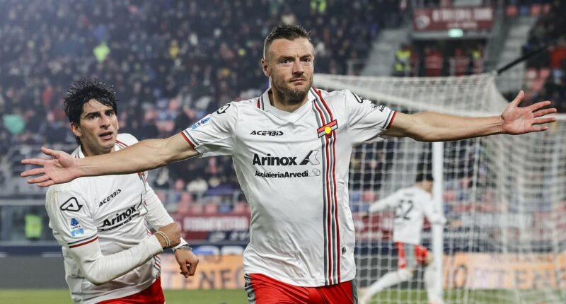 How Jamie Vardy became king of a tiny city in Italy - the fridge full of Red Bull, fans travelling 11,000 miles to see his career revival at 39, a burglary at Lake Garda home and wife Rebekah's hint he could stay for years