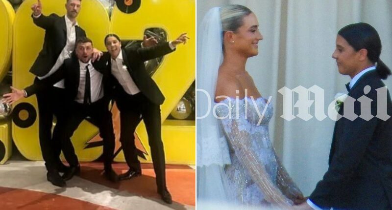 How Sam Kerr and Kristie Mewis celebrated their wedding: Baby bottles, Moscow mules and a late-night New Year's Eve party