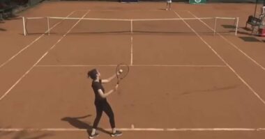 Hunt for the mysterious 'world's worst tennis player': Egyptian tennis chiefs say they know NOTHING about 21-year-old, who flew in just a day before her viral failure at £22,000 tournament