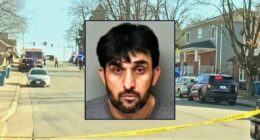 'I killed your mom': Husband stabbed 'cheating' wife then put a pillow under her head and 'sat with her' while she bled out before calling son to tell him, cops say