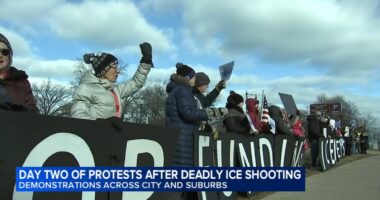 ICE protest Chicago news: Wicker Park, Elk Grove Village, Arlington Heights protests held after ICE shooting of Renee Good