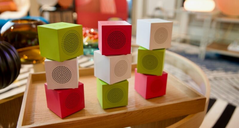 Ikea’s $10 Kallsup speakers are tiny, colorful, and surprisingly loud