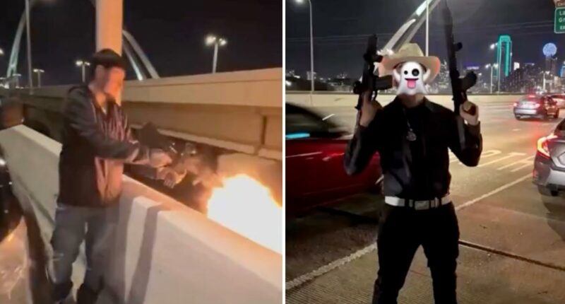 Illegal immigrants caught shooting guns on packed Texas highway, shot at family in road-rage attack: cops