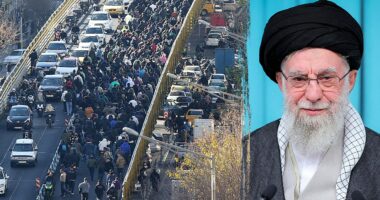 Iran in shutdown as protesters storm governor's office, crowds chant 'Death to Khamenei'