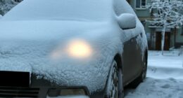 Is it illegal to drive with snow on your car? It depends on where you live