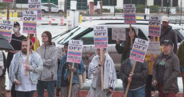 Jacksonville activist groups rally to condemn strike on Venezuela