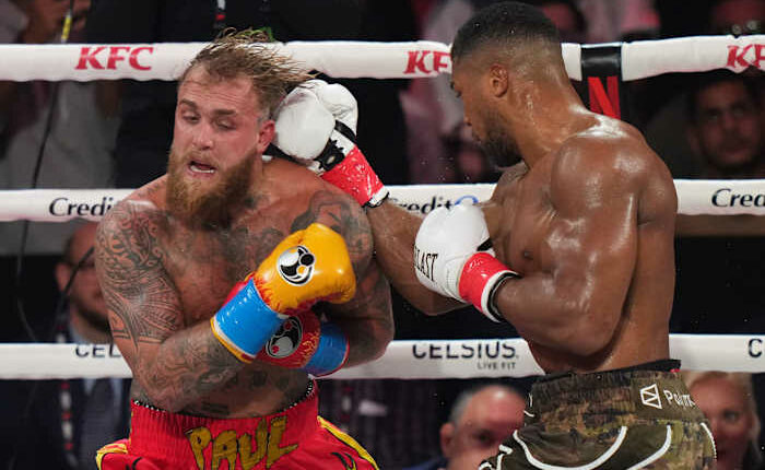 Jake Paul drops out of WBA cruiserweight rankings after loss to Anthony Joshua