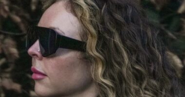 Jesy Nelson steps out with her baby twins after sharing diagnosis