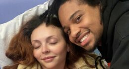 Jesy Nelson's partner shares new photo of their twin daughters