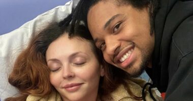 Jesy Nelson's partner shares new photo of their twin daughters