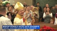 Joliet Catholic Diocese holds special Mass for New York Archbishop-designate Ronald Hicks at St. Raymond Nonnatus Cathedral