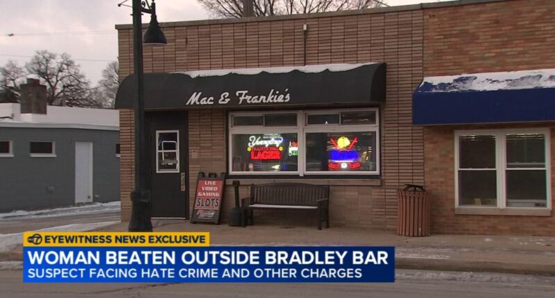 Kankakee man Nicholas Monacelli charged with hate crime after Vinisha Sherrod injured at Mac & Frankie's bar in Bradley: Police