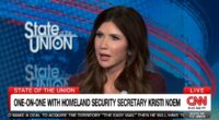 Kristi Noem 'absolutely crushes' CNN's Jake Tapper over Minneapolis shooting as she slams foul-mouthed insult to ICE agents