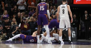 Late scuffle overshadows Nets’ 106-102 loss to Suns