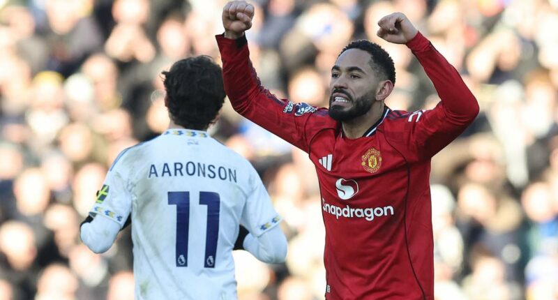 Leeds 1-1 Man United: Ruben Amorim and Co withstand the fire and fury of Elland Road as Matheus Cunha rescues a point for the visitors