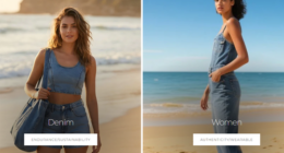 Many promotional images on the Jeanswest website appear to be AI generated.