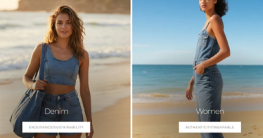 Many promotional images on the Jeanswest website appear to be AI generated.
