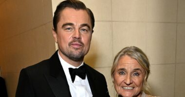 Leonardo DiCaprio brings his doting mother Irmen to the Golden Globes